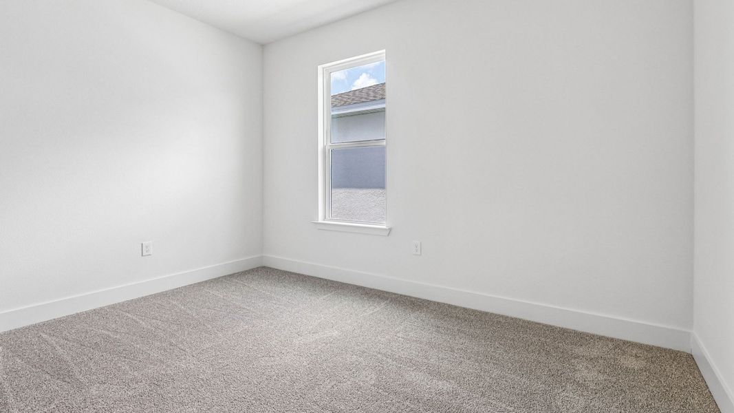 Longleaf Floor Plan Flex Space Shown as an Office by DRB Homes Lakeside at Satilla in New Homes St. Cloud