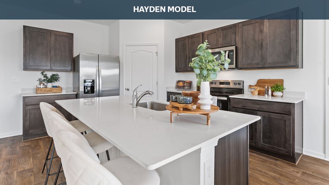 Representative furnished interior of a home built from the HAYDEN by D.R. Horton in Entrada, St. Augustine (Image 6).