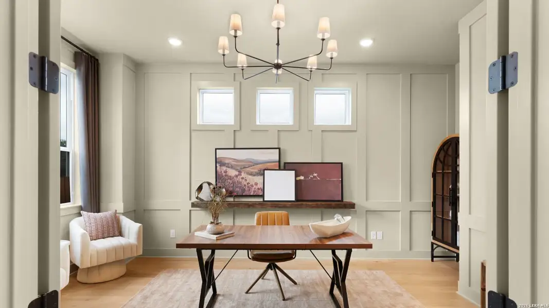 Furnished interior view inside a new home in Piedmont, San Antonio (Image 16).