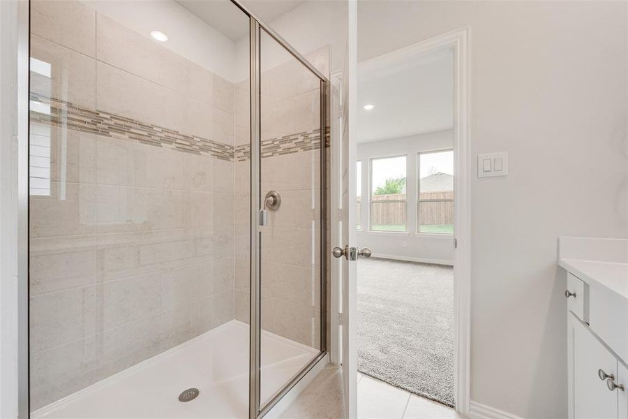 Furnished interior view inside a new home in Creekside of Crowley, Crowley (Image 5). Furnished interior view inside a new home in Creekside of Crowley, Crowley (Image 5).