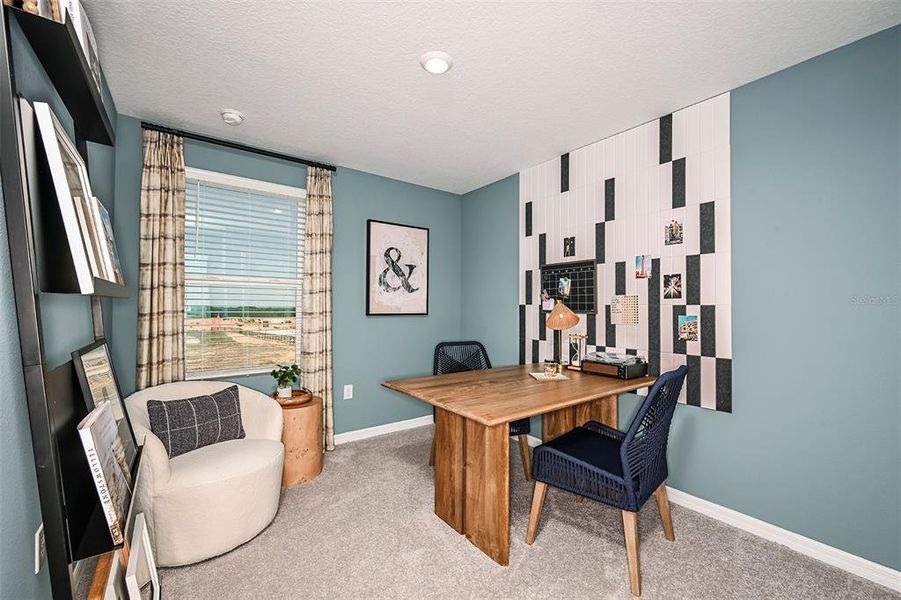 Furnished interior view inside a new home in Waterstone, Groveland (Image 17). Furnished interior view inside a new home in Waterstone, Groveland (Image 17).