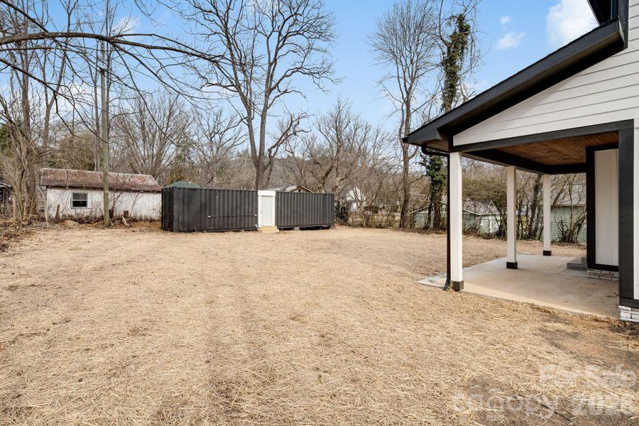 Exterior details and patio area of a home in , Black Mountain (Image 4).