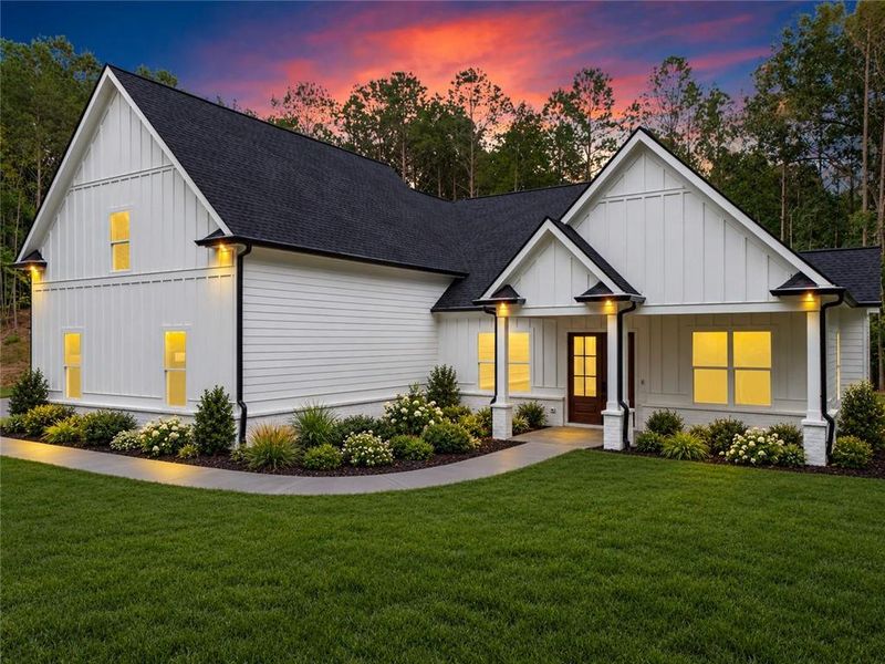 Front exterior of a new home in , Jasper, GA, highlighting curb appeal (Image 26). Front exterior of a new home in , Jasper, GA, highlighting curb appeal (Image 26).