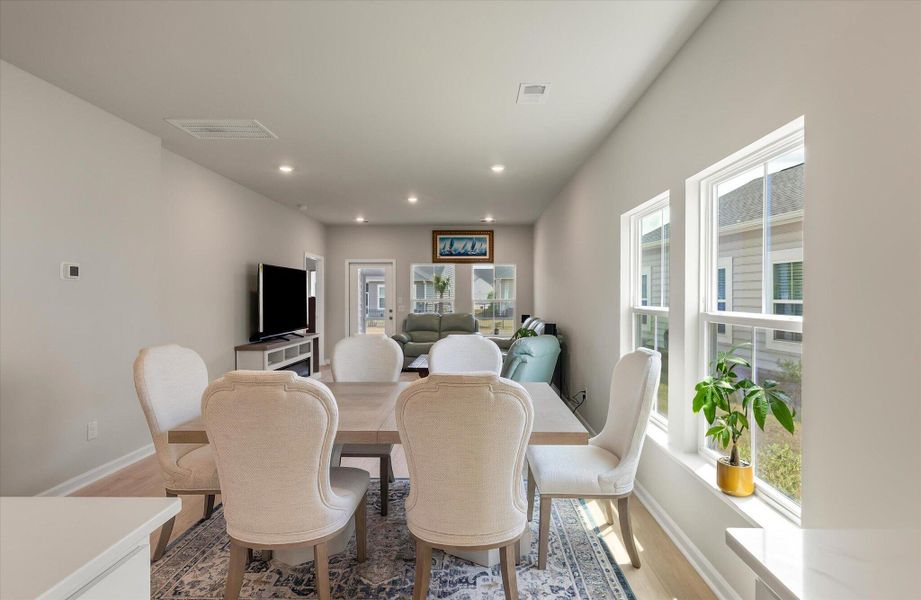 Furnished interior view inside a new home in Horizons at Summers Corner | 55+, Summerville (Image 29).