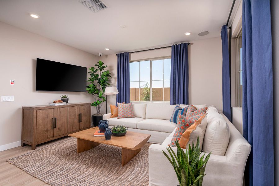 Representative furnished interior of a home built from the 2 by Risewell Homes in Bella Storia, Gilbert (Image 5). Representative furnished interior of a home built from the 2 by Risewell Homes in Bella Storia, Gilbert (Image 5).