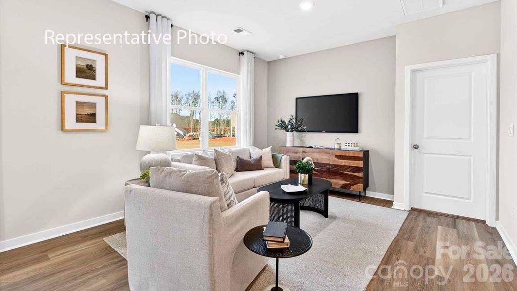 Furnished interior view inside a new home in Stanton, Richburg (Image 21).