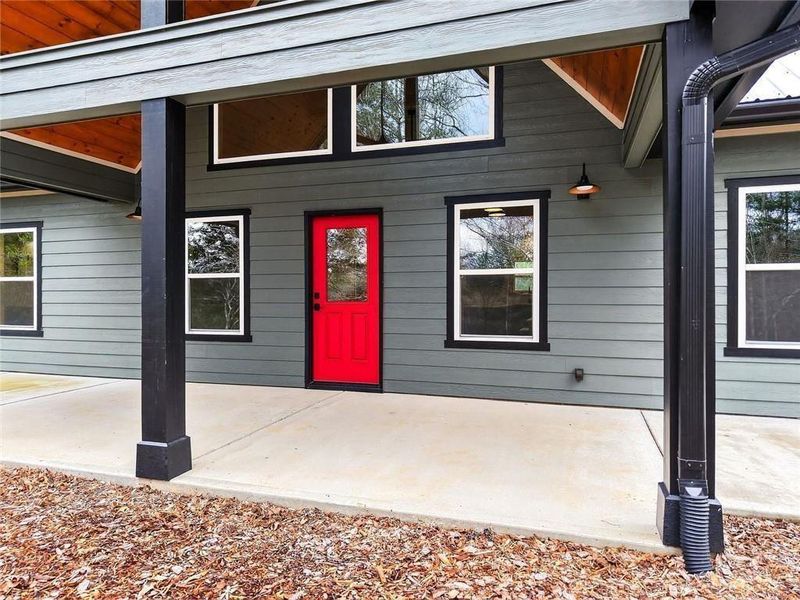 Exterior details and patio area of a home in , Ellijay (Image 42). Exterior details and patio area of a home in , Ellijay (Image 42).