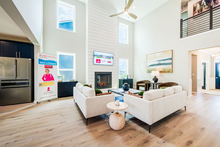 Representative furnished interior of a home built from the Olive by Fischer Homes in Easton Park, Dallas (Image 5). Representative furnished interior of a home built from the Olive by Fischer Homes in Easton Park, Dallas (Image 5).