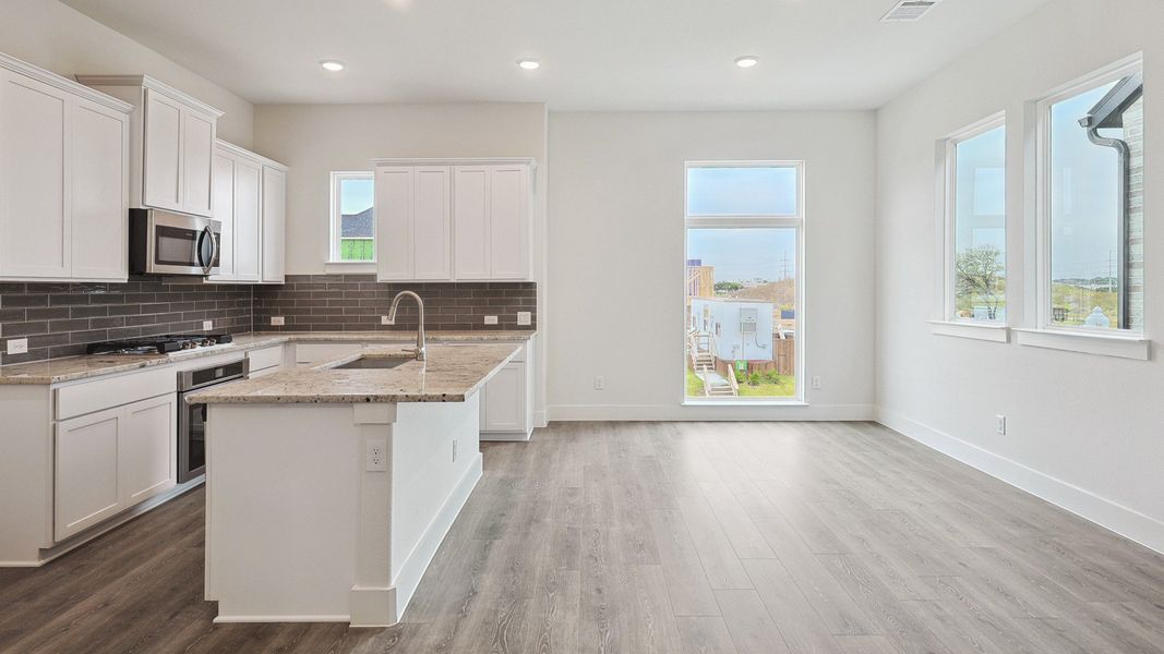 Representative furnished interior of a home built from the Reese by DRB Homes in Collin Creek, Plano (Image 12).