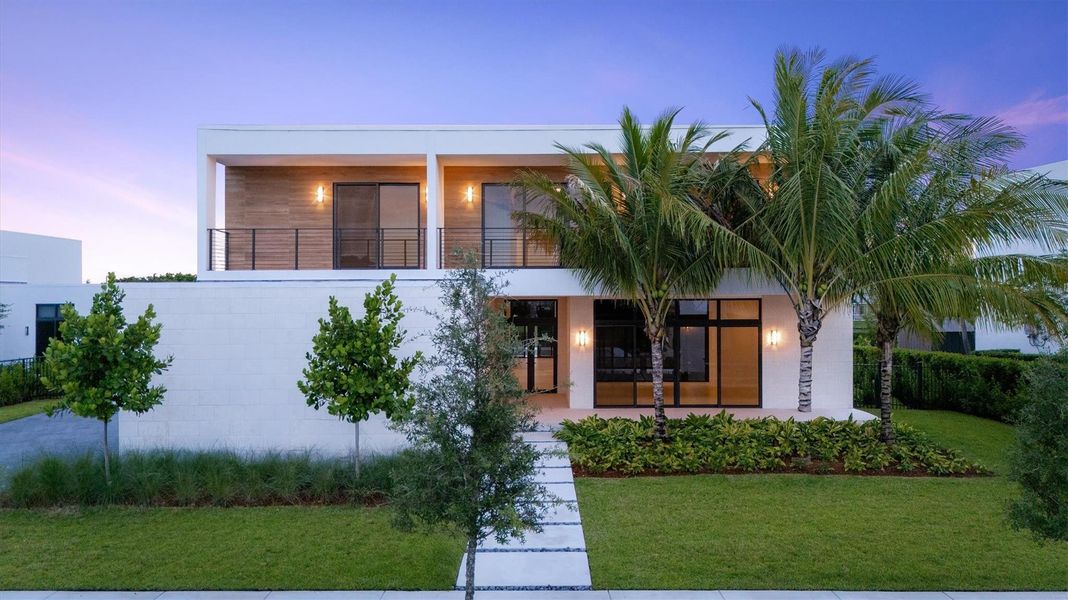 Front exterior of a new home in , Weston, FL, highlighting curb appeal (Image 30).