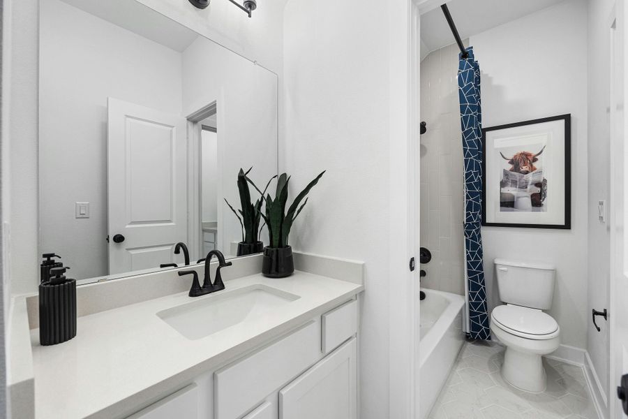 Furnished interior view inside a new home in Brookewater, Rosenberg (Image 27).