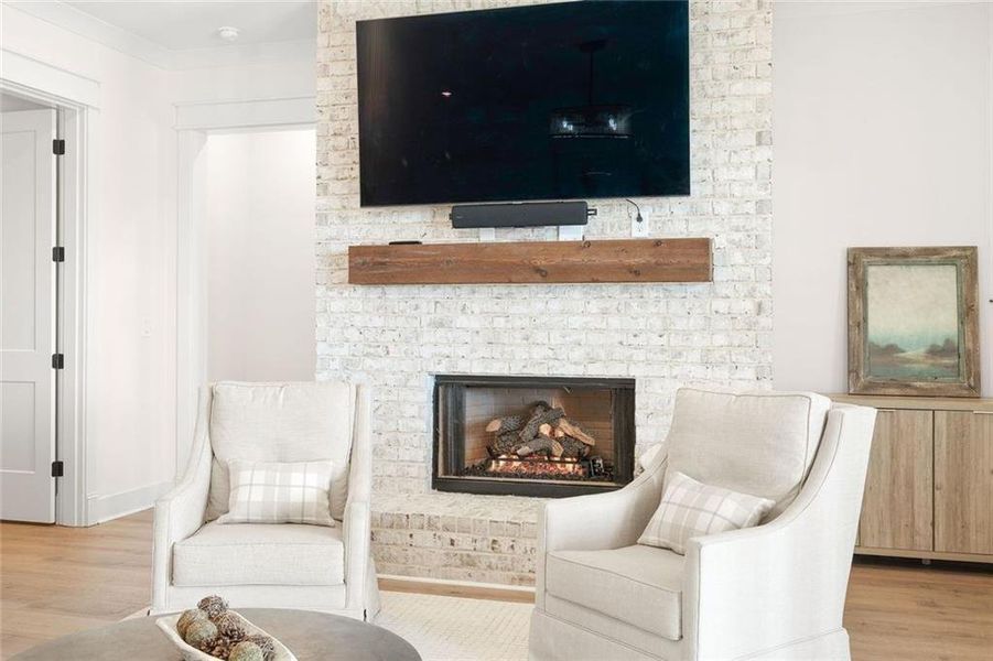Furnished interior view inside a new home in , Dawsonville (Image 57).