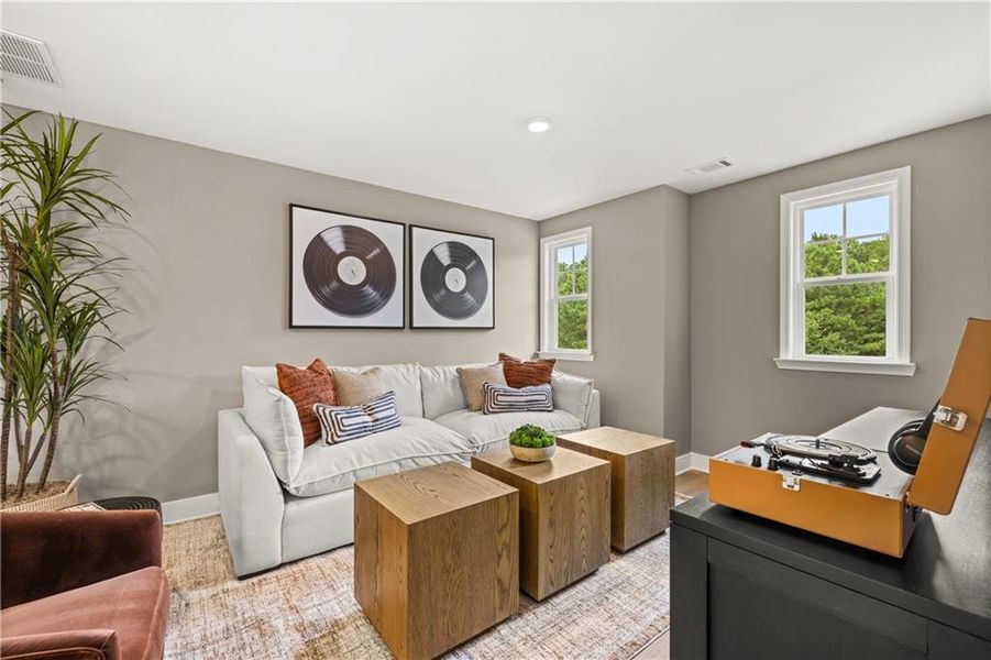 Furnished interior view inside a new home in Wellington Estates, Madison (Image 25).