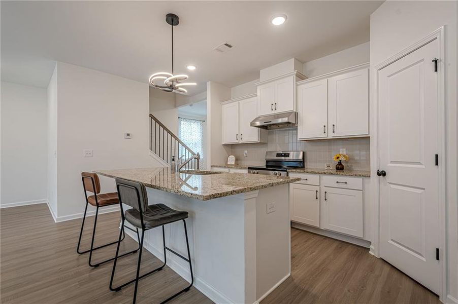Furnished interior view inside a new home in , Atlanta (Image 11).