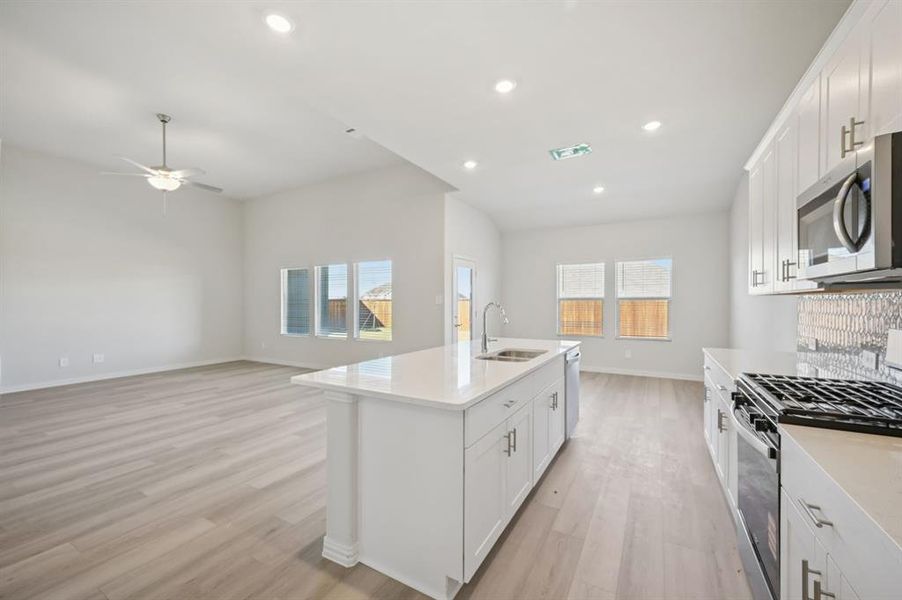 Furnished interior view inside a new home in Lakehaven - Premier Series, Farmersville (Image 15).
