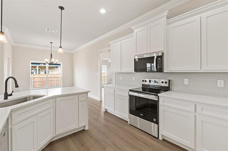Furnished interior view inside a new home in , Mabank (Image 11).