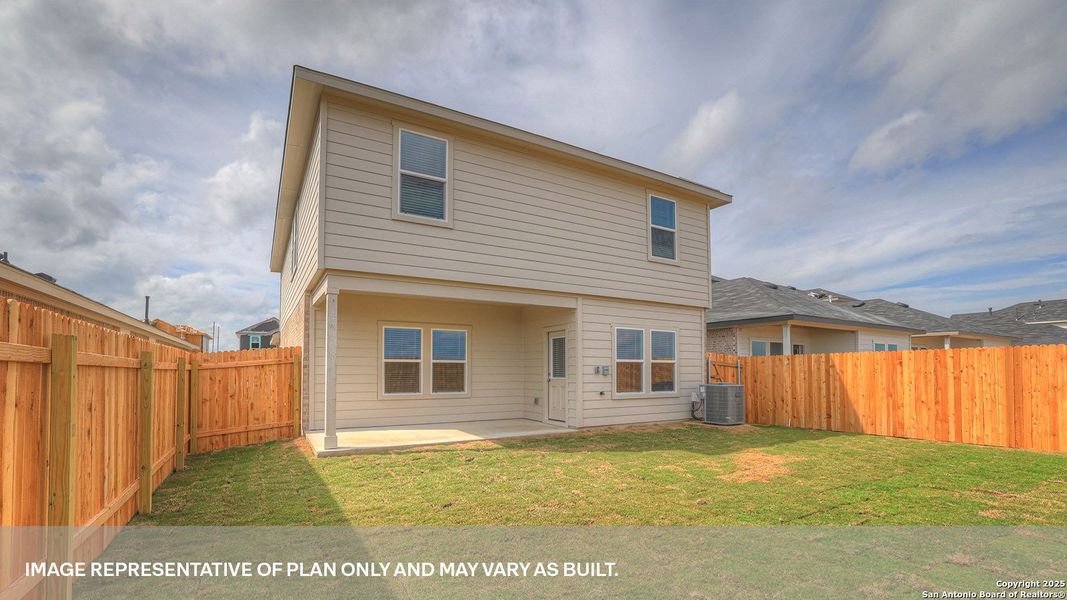 Exterior details and patio area of a home in Paramount, Kyle (Image 18).