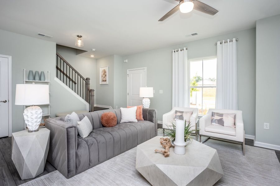 Representative furnished interior of a home built from the Sedona by Pulte Homes in Mailman Post, Knightdale (Image 7).
