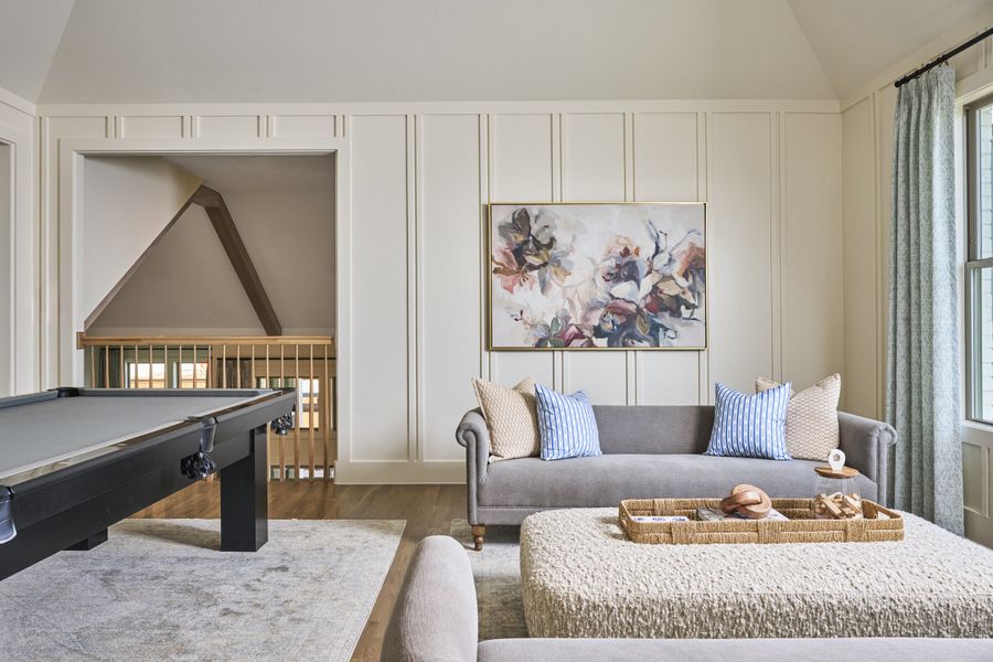 Furnished interior view inside a new home in Park Place - 80' Lots, Prosper (Image 33).