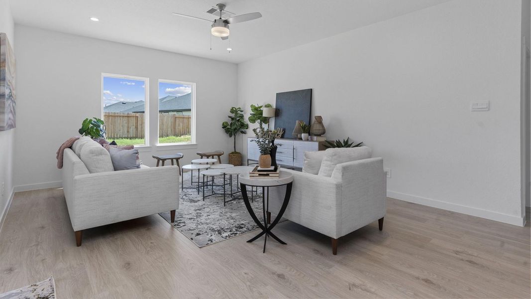 Furnished interior view inside a new home in Holly Ridge, Rosenberg (Image 16).