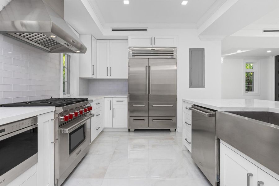 Furnished interior view inside a new home in , Palm Beach (Image 11).