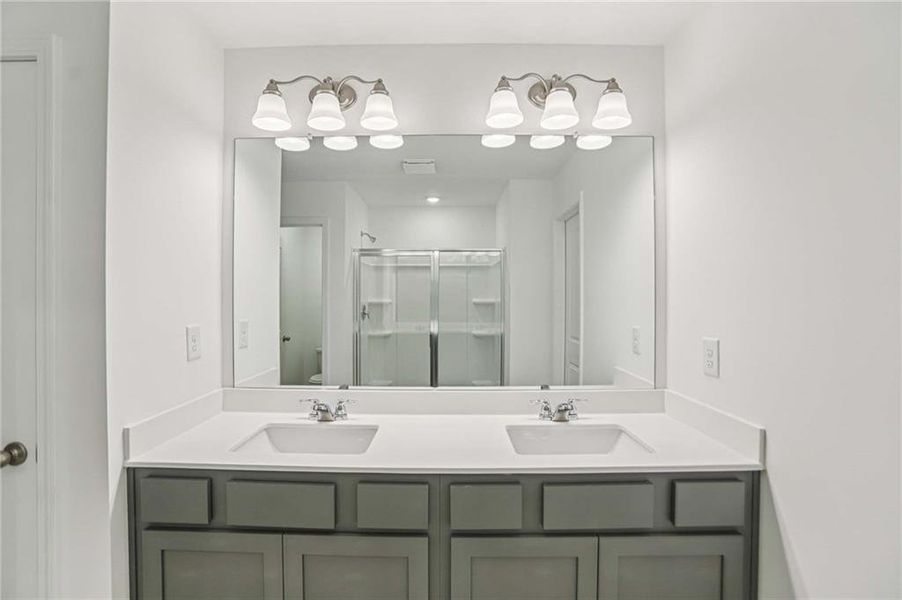 Furnished interior view inside a new home in , Locust Grove (Image 6).