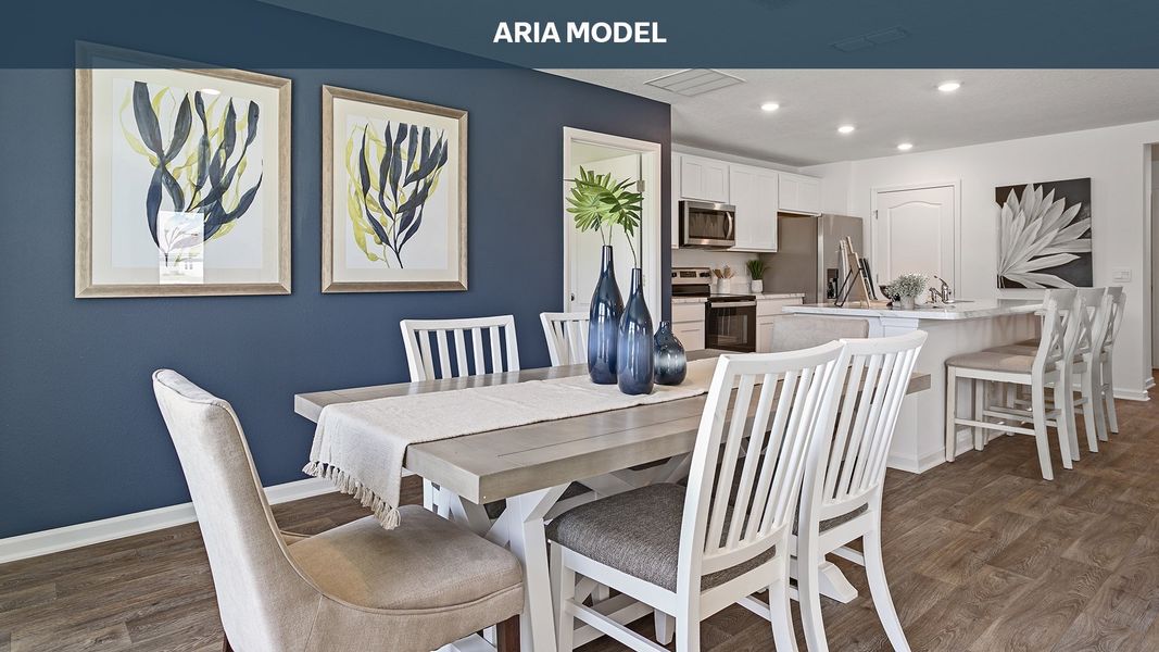 Representative furnished interior of a home built from the Aria by D.R. Horton in Sawmill Branch Express, Palm Coast (Image 9).