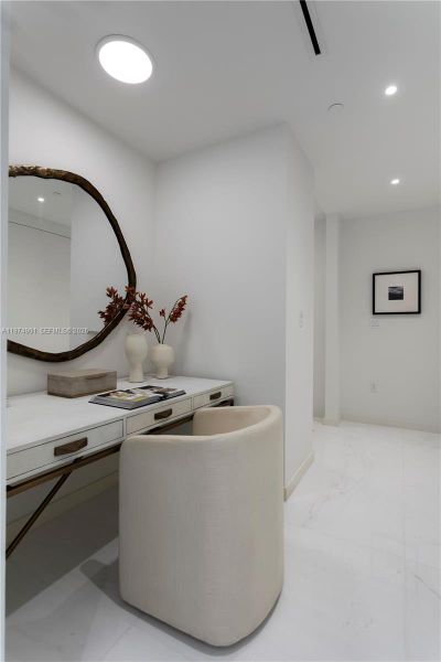 Furnished interior view inside a new home in , Miami (Image 29).