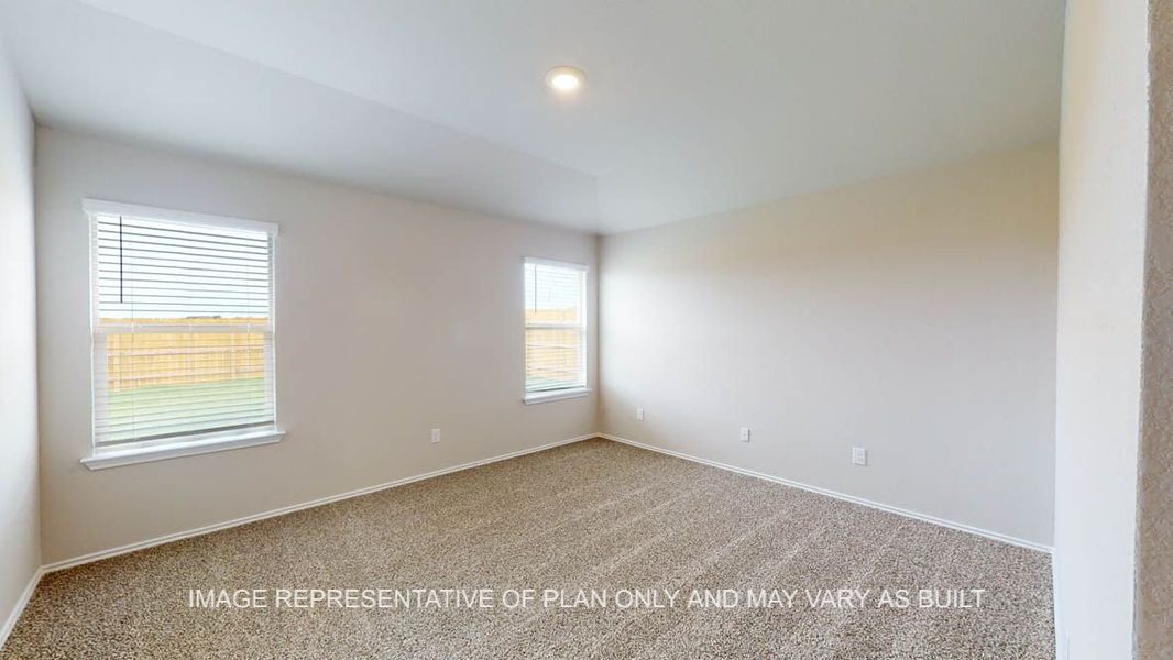 Representative unfurnished interior of a home built from the Bellvue by D.R. Horton in Reynolds Crossing, Killeen (Image 17).