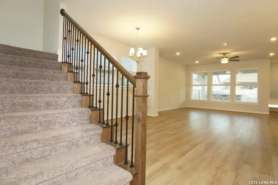 Spacious, unfurnished interior of a new home in Ladera - High Point 45', San Antonio (Image 33). Spacious, unfurnished interior of a new home in Ladera - High Point 45', San Antonio (Image 33).