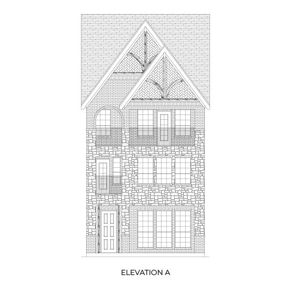 Representative exterior photo of a completed home built from the Redwood R by First Texas Homes in The Abbey at Mercer Crossing, Farmers Branch, TX (Image 2). Representative exterior photo of a completed home built from the Redwood R by First Texas Homes in The Abbey at Mercer Crossing, Farmers Branch, TX (Image 2).