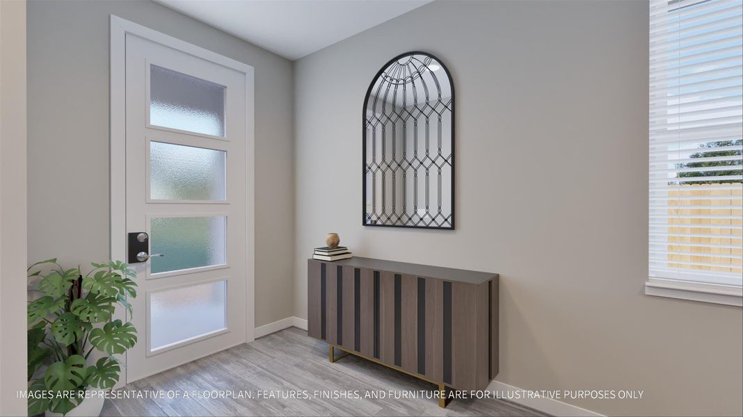 Furnished interior view inside a new home in La Segarra 40', Brookshire (Image 8). Furnished interior view inside a new home in La Segarra 40', Brookshire (Image 8).