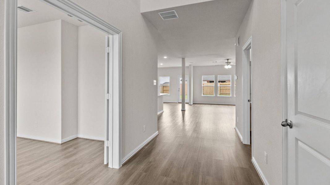 Representative furnished interior of a home built from the Southfork by Brightland Homes in Cielo, Conroe (Image 5).