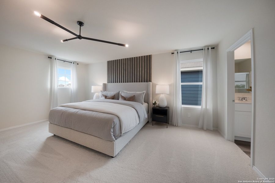 Furnished interior view inside a new home in , San Antonio (Image 25).