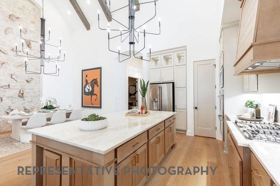 Furnished interior view inside a new home in Cross Creek West, Fulshear (Image 12).