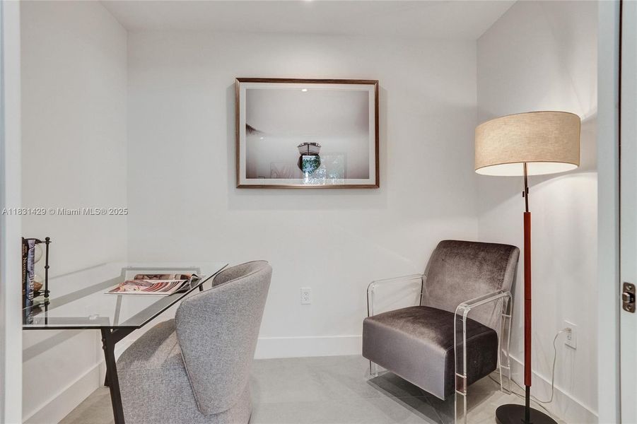 Furnished interior view inside a new home in , Miami (Image 18).