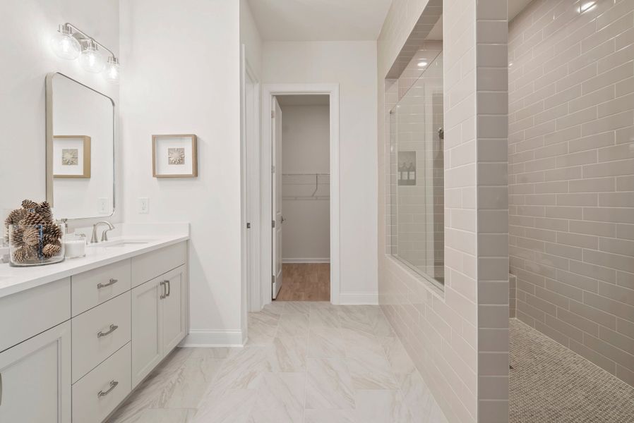 Representative furnished interior of a home built from the The Hickory by The Providence Group in Promenade at Sawnee Village, Cumming (Image 30).