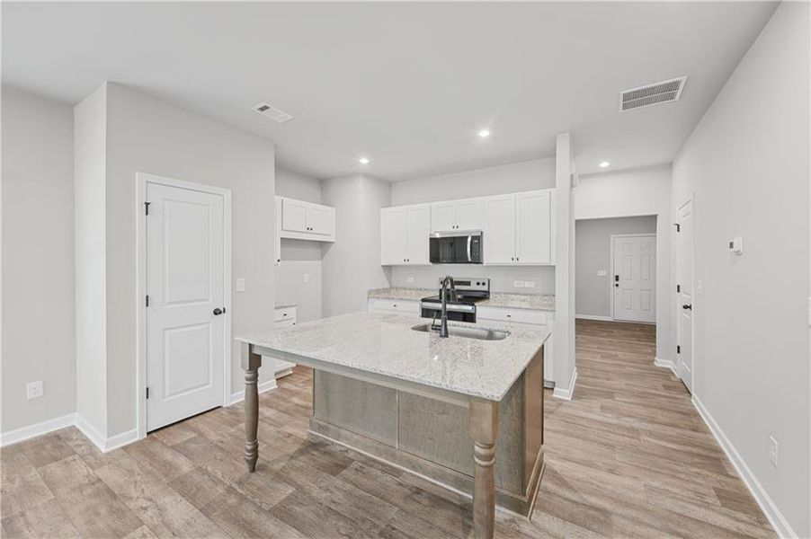 Furnished interior view inside a new home in Village Green, Adairsville (Image 7).