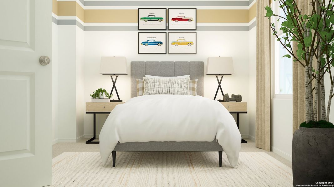 Furnished interior view inside a new home in Stone Garden, Elmendorf (Image 10).