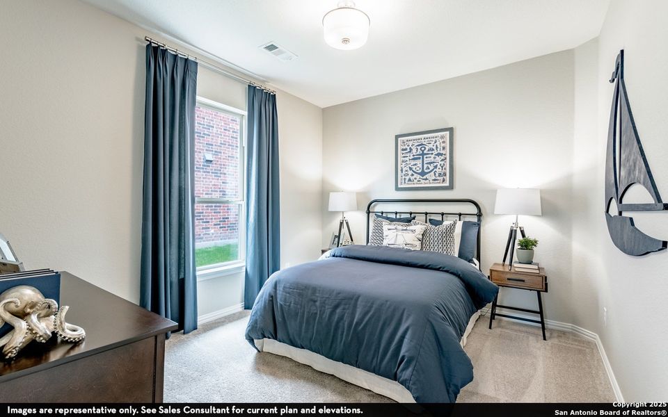 Furnished interior view inside a new home in The Woodlands at Medina Hills, Mico (Image 8). Furnished interior view inside a new home in The Woodlands at Medina Hills, Mico (Image 8).