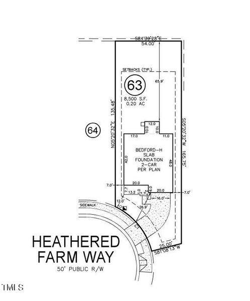 700 heathered plot plan