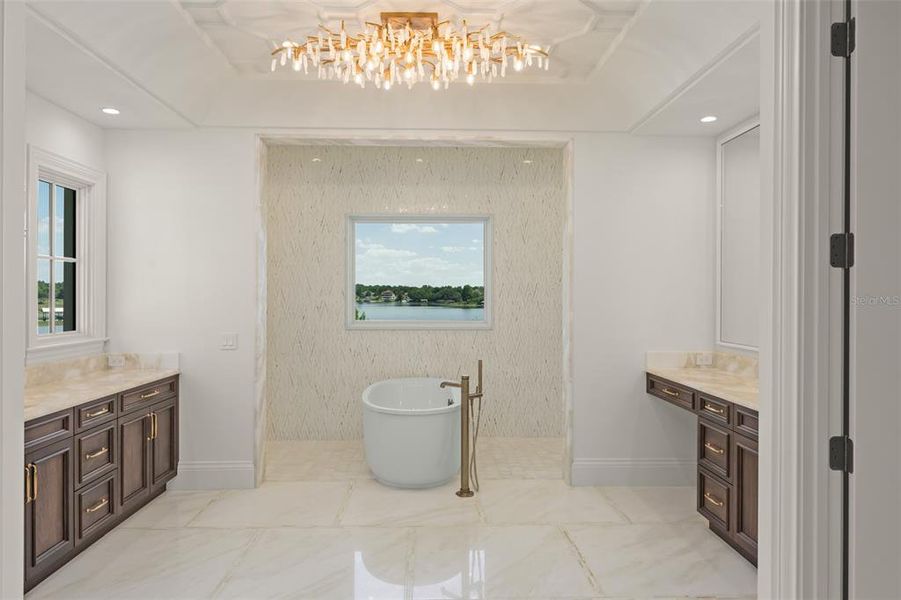 Furnished interior view inside a new home in , Windermere (Image 35).