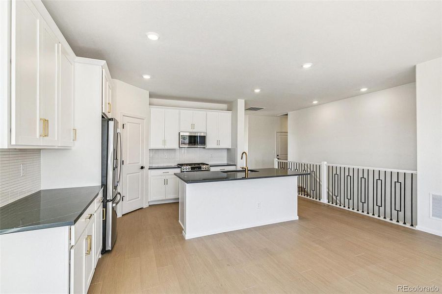 Furnished interior view inside a new home in Terrain Oak Valley, Castle Rock (Image 12).