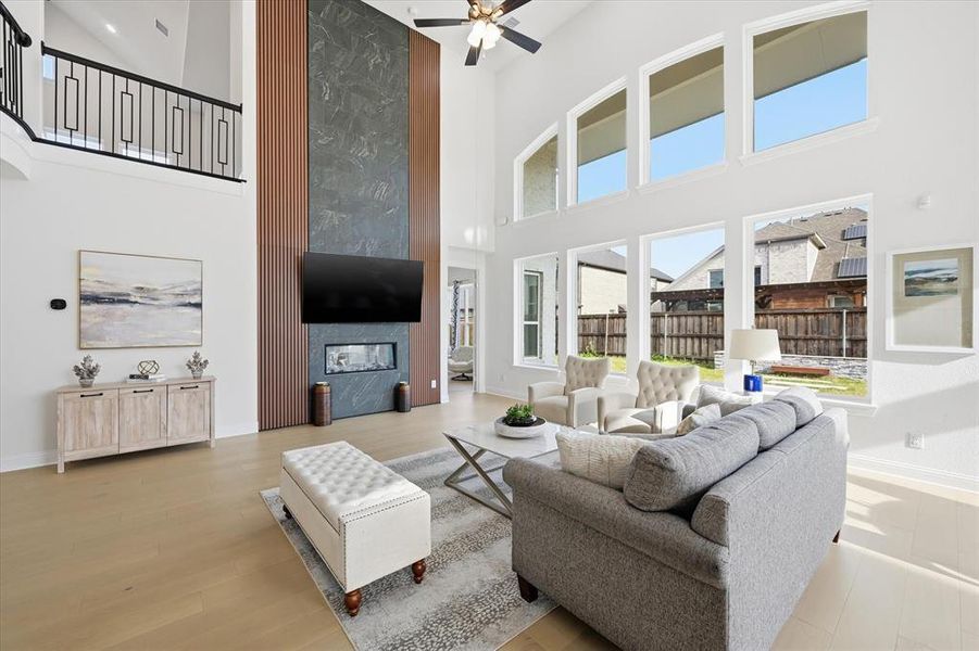 Furnished interior view inside a new home in , Prosper (Image 11).