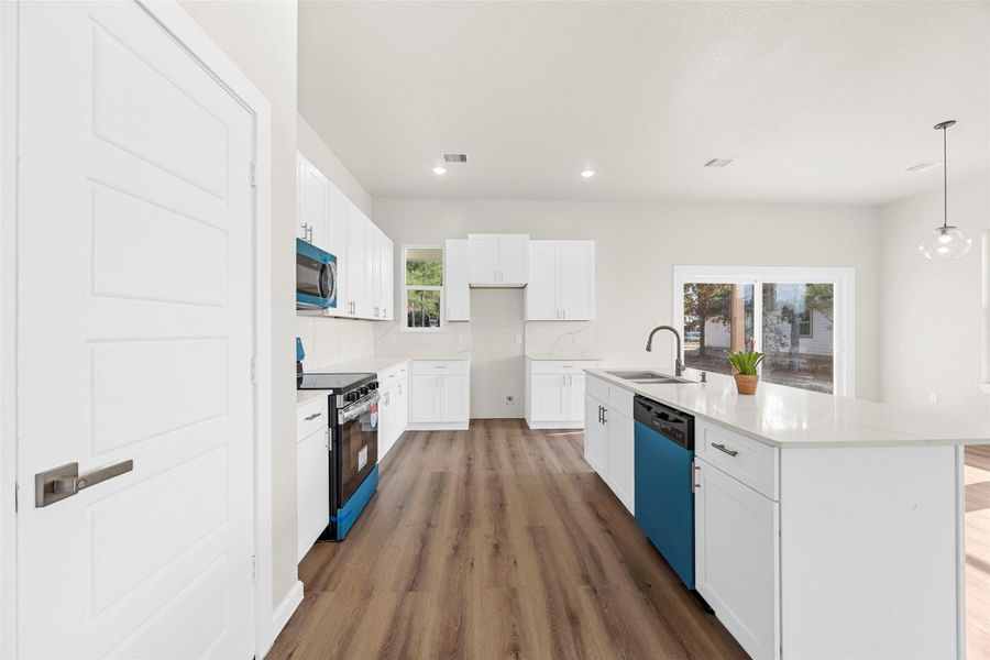 Furnished interior view inside a new home in , Cleveland (Image 7).