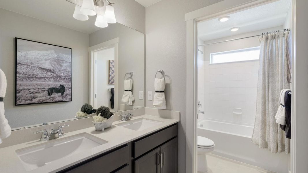 Furnished interior view inside a new home in Vantage, Berthoud (Image 18).