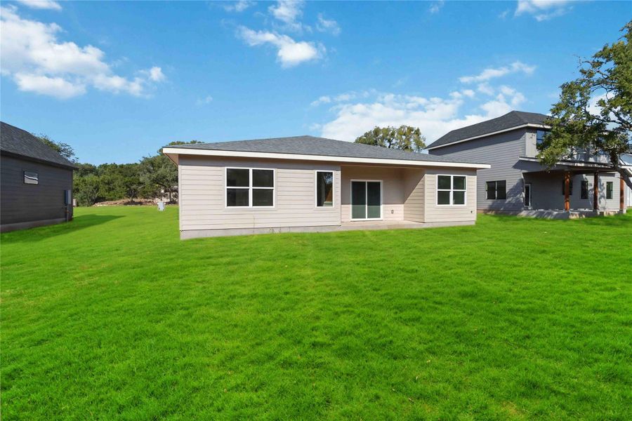 Back of structure-virtual grass added Back of structure-virtual grass added