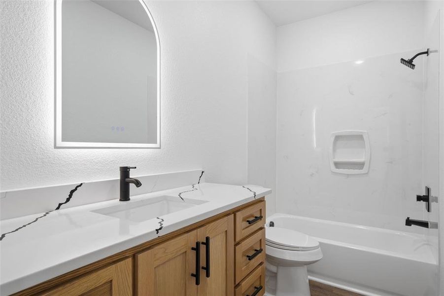 Furnished interior view inside a new home in , Bellmead (Image 7).