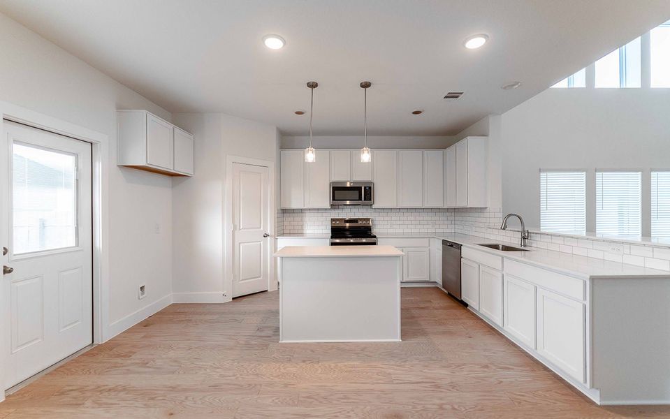 Furnished interior view inside a new home in Hunters Glen, Jarrell (Image 3).