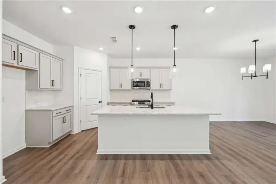 Furnished interior view inside a new home in Langston Reserve, Cartersville (Image 4).